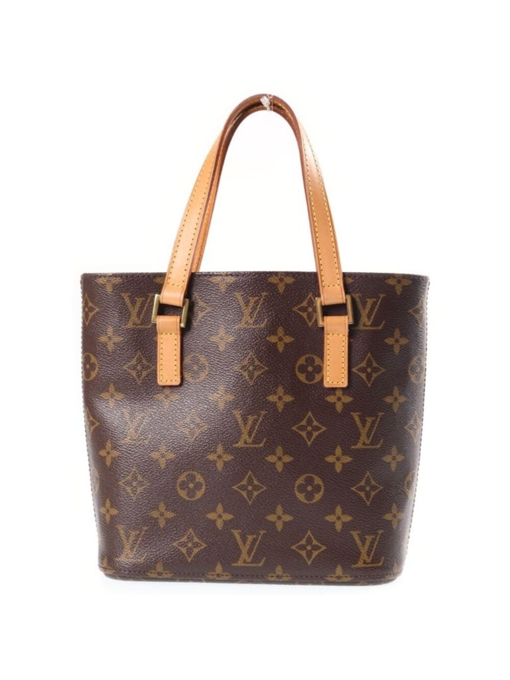 Louis Vuitton Monogram Vavin PM Handbag Mini Tote Brown Leather Gold